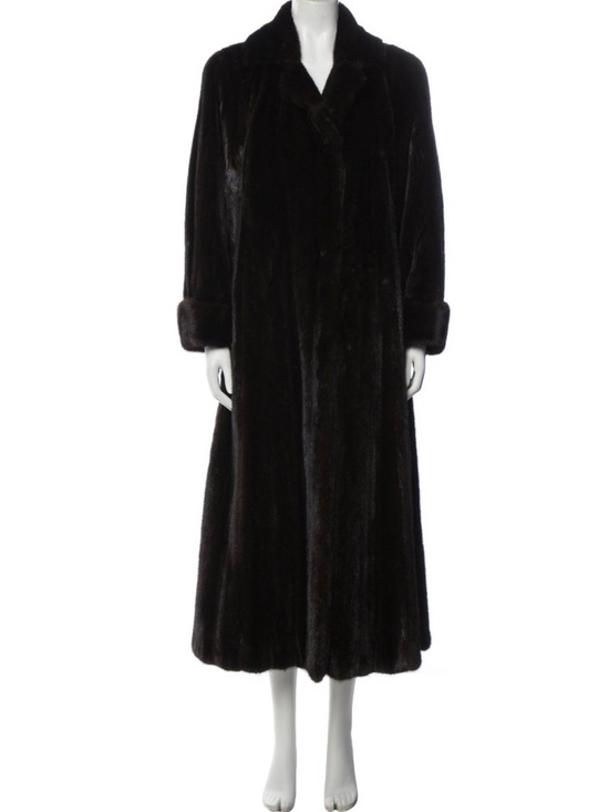Guy Laroche Jackets & Blazers - Guy Laroche black ranch natural mink Fur Coat